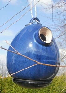 Vogelhaus Vogelhäuser Bird'sHome Marineblau Nistkasten Nisthilfe - Bild 1 von 2