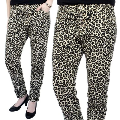 KAROSTAR ★ LEO JEANS HOSE BOYFRIEND BAGGY COTTON STRETCH NEU 38 40 42 44 46 48 - Bild 1 von 4