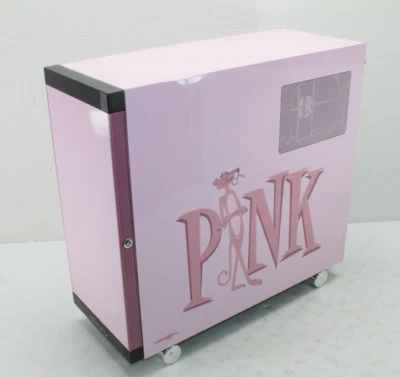 Lian Li (PC-V1100B PLUS) Silent Aluminum Mid-Tower Case - PINK PANTHER - Image 1 of 4