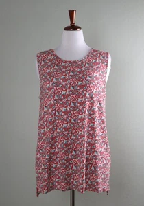J. JILL NWT $59 Wearever Collection Paisley Floral Casual Tank Top Size Large - Picture 1 of 4
