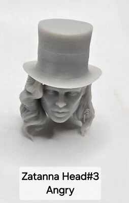 Impresión 3D ZATANNA TOP HAT HEAD #3 BATMAN 1:12 6" GI Joe Clasificado/Leyendas de Marvel Foto 1 de 2