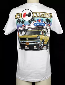 Original HURST Shifter 1965 Pontiac GTO Service Hustler Muscle US Car T- Shirt - Picture 1 of 2