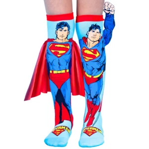 Madmia Superman Kids/Toddler Comfortable/Playful Breathable Soft Socks 3-5y - Picture 1 of 1