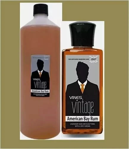 Vines Vintage American Bay Rum Hair Tonic 200ml & 1Ltr Fast UK Postage - Image 1 of 1