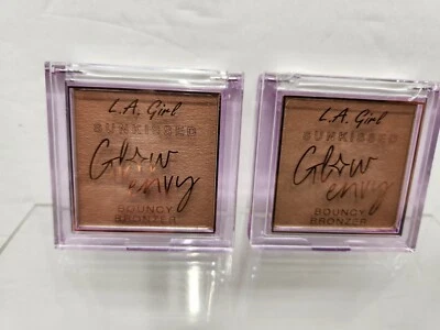 2-LA Girl Glow Envy Bouncy Bronzer In Sunkissed Glow BNIB 0.28oz - Image 1 of 2