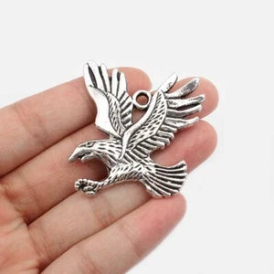 10 PIEZAS Collar Colgante Gran Ave Águila Dije Halcón Volador Hágalo usted mismo Hallazgos  - Imagen 1 de 4