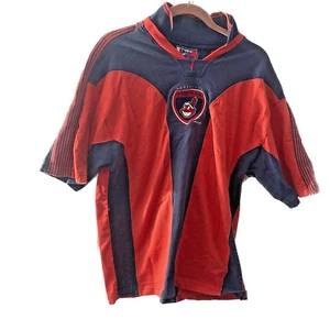 MLB Cleveland Indians Chief Wahoo Polo Shirt, Men's XL, Pro Player 1997 Vintage - Picture 1 of 5