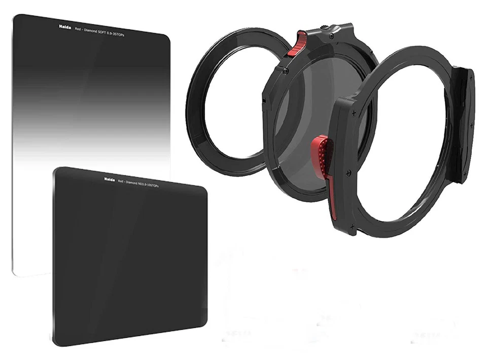 Haida M10 Filter Holder Kit w/77mm Adapter & CPL + ND1000 + Soft Grad ND 0.9 - Image 1 of 4