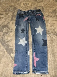 Gap Youth Girls Size 5 Jeans Stars Denim Leggings - Picture 1 of 4