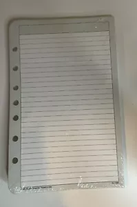 Vintage 90's Franklin Covey Quest Day Planner Wide Lined Pages White 7-Hole 1993 - Picture 1 of 2