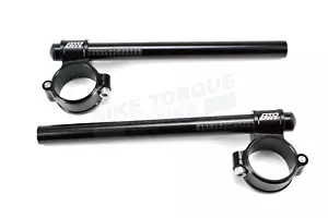 41 mm BTR aufklappbare Motorrad Clip-ons mit Domino RR Griffen passend für Superbyke Bikes - Bild 1 von 16