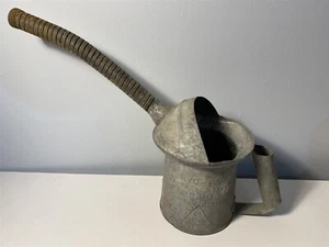 Vintage Galvanized 1 Qt. Oil Can NYC-PA Approved TYPE 10 LAWSON - Picture 1 of 4