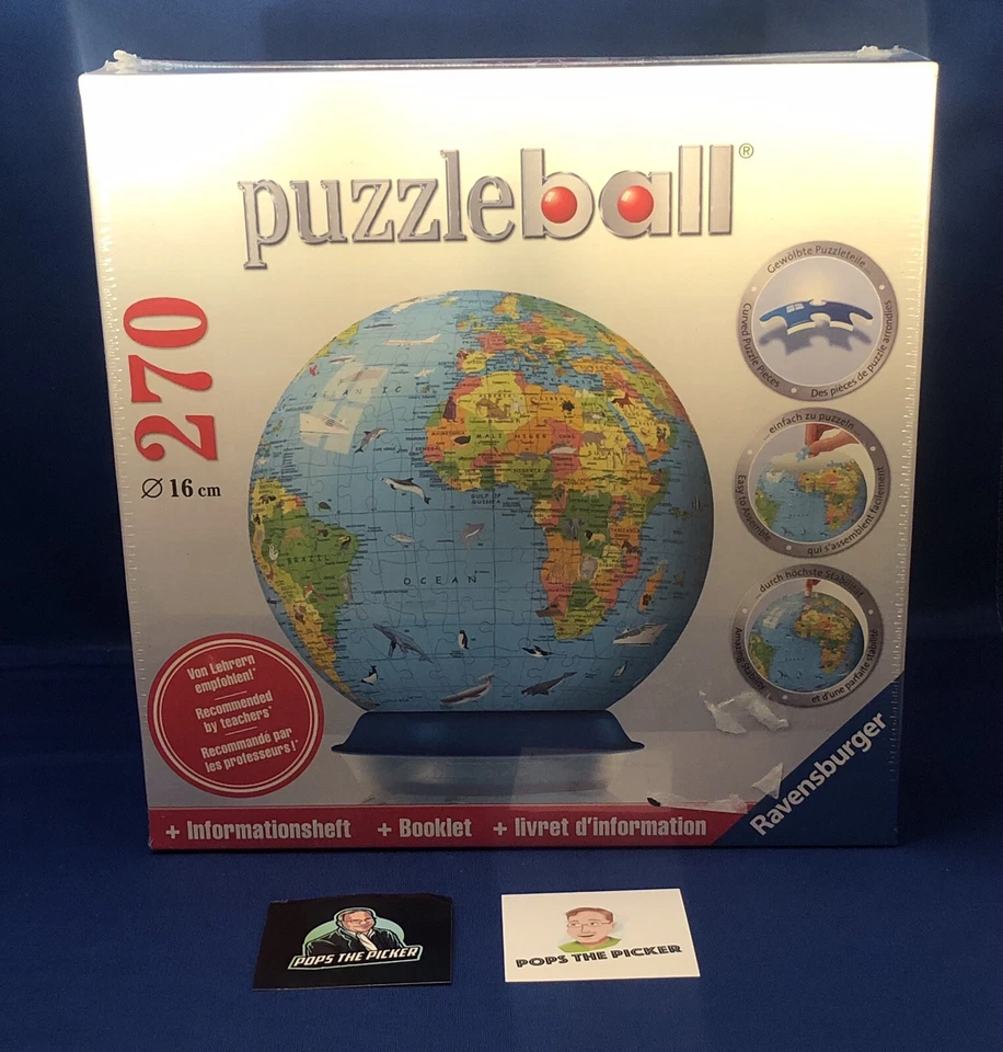 Ravensburger 3d Puzzle 270 Piece World 123582