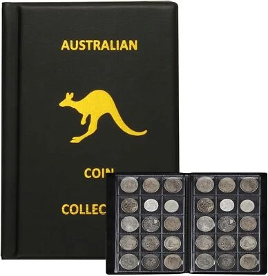 240 Coins Australian Coin Holder Album Storage Book Souvenir Collection Folder - image 1 of 4
