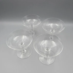 Baccarat Crystal PROVENCE Saucer Champagne / Sherbet Glasses - Set of Four - Picture 1 of 4