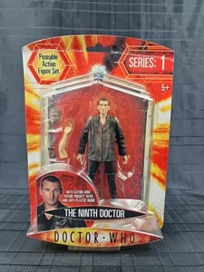 Doctor Who Poseable  Action Figures 9th Doctor by Character Series 1 (B1) - Picture 1 of 12
