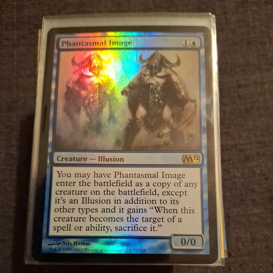 Phantasmal Image FOIL Magic 2012 / M12 PLD Blue Rare CARD  - Image 1 of 1