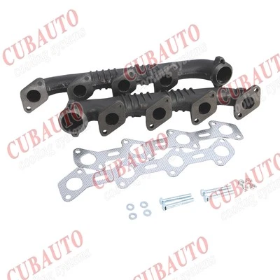 Left & Right Exhaust Manifold Kit For Ford F-250 F-350 E450 Super Duty 6.0L - Image 1 of 4