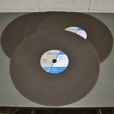 (5) Ruedas de corte reforzadas Norton Foundry X 66253347694, 20" x 5/32" x 1", AO Foto 1 de 4