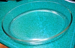 Simax Klarglas ovale Auflaufform 13" x 9" Vintage "größer als die meisten, die ich gesehen habe" - Bild 1 von 5