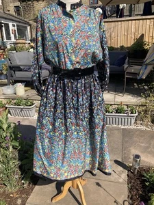 Vintage Tricoville Dress size 18 Gold Label 70-80's - Fit & Flare. New no tag - Picture 1 of 10