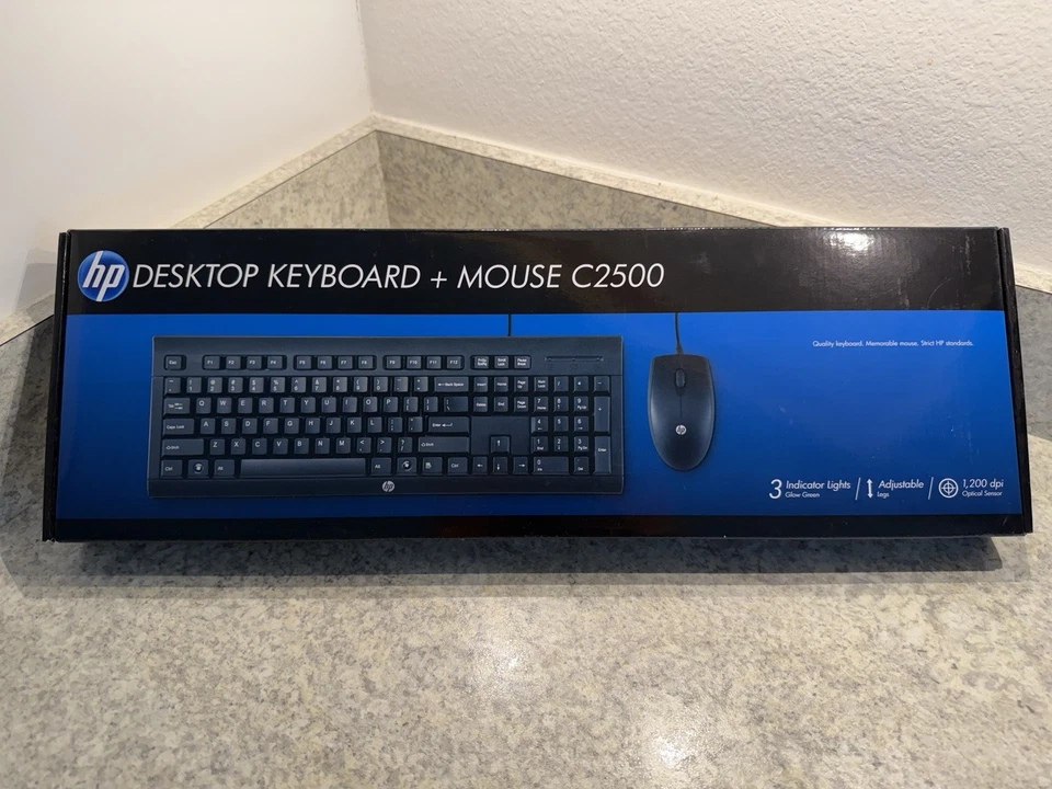 Hewlett-Packard C2500 H3C53AA#ABA Wired Keyboard And Mouse  - Image 1 of 2