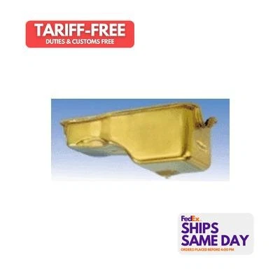 Milodon 30745, One BBF Oil Pan Cadmium Steel High Performance & Racing Parts - Image 1 of 4