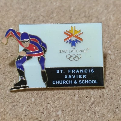 2002 Winter Olympics Salt Lake City Lapel Pin Back St Francis Xavier Church - Image 1 of 3