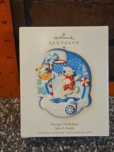 Hallmark Keepsake Ornament 2008 Hoopy Holidays Spin-A-Majigs - Wind-up Movement - Picture 1 of 8