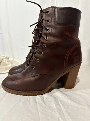 Botas de cuero marrón con cordones Timberland Earthkeepers Gllancy de 6 pulgadas para mujer talla 9 Foto 1 de 4
