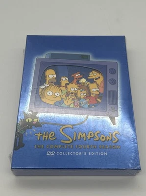 The Simpsons The Complete Fourth Season 4 Collector’s Edition DVD Sealed New - Image 1 of 4