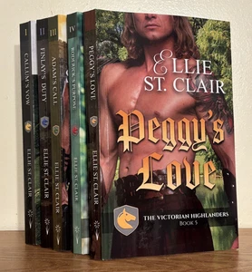 Ellie St. Clair Book Set - The Victorian Highlanders Series - Lot of 5 Books - Picture 1 of 2
