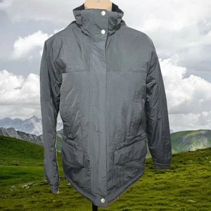 L.L. Bean Womens Winter Ski Jacket/Coat S/P Gray Primaloft - Picture 1 of 11