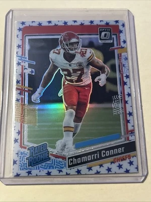 2023 Panini Donruss Optic - Rated Rookie Chamarri Conner #255 Rocket Prizm (RC) - Image 1 of 2