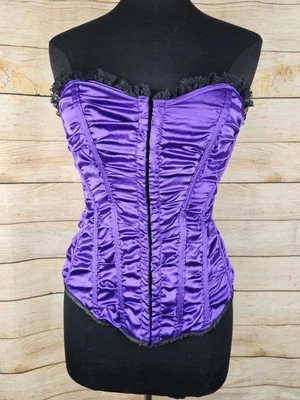 Corsé Bustier Lovers Lane Satinado Encaje Terciopelo Talla S/M Foto 1 de 4