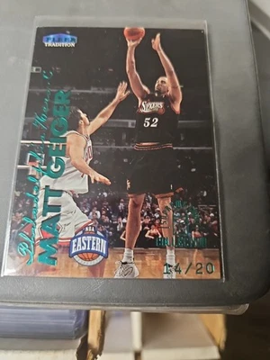 罕见 #/20 SUPREME COURT 系列 1999 - 2000 Fleer 传统 MATT GEIGER 76ERS  — 第 1/4 张图片