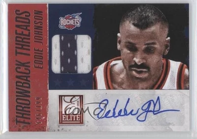 2013-14 Panini Elite ретро резьбы авто /199 Эдди Джонсон #27 авто - Изображение 1 из 2