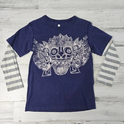 Camiseta manga larga a rayas azul talla 7 TEA COLLECTION para niños Foto 1 de 4