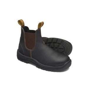  172-100 Steel Toe Elastic Side Slip-On Boots, Kick Guard, Water Resistant, Stou - Picture 1 of 1