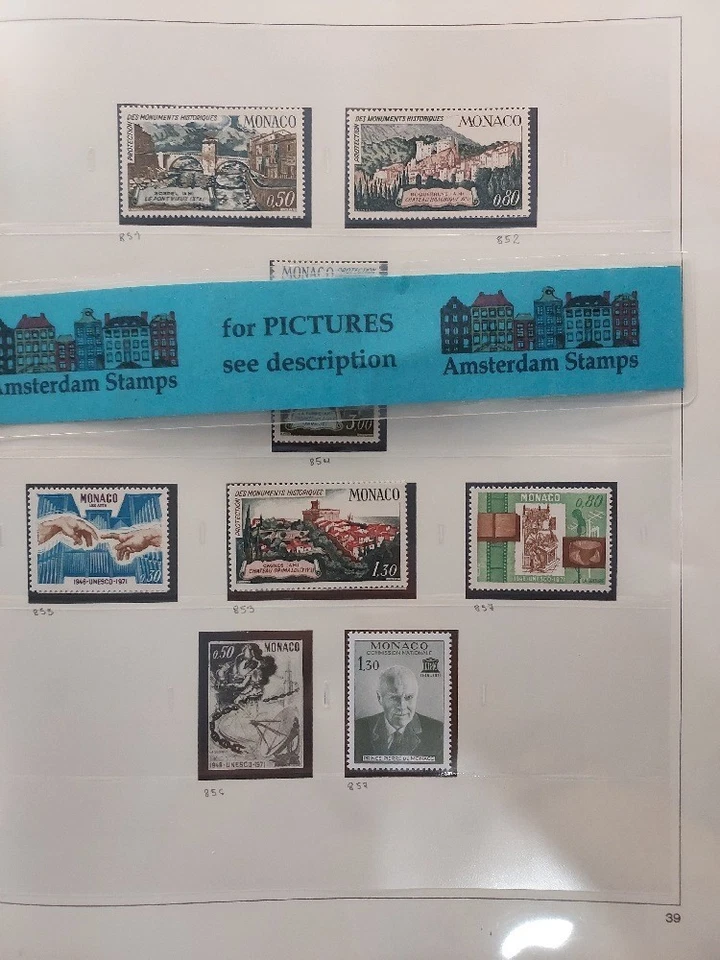 Mónaco 1971-1985 muy buena colección MNH en 2 álbumes SEGUROS alto valor CAT ¡EXCELENTE! Foto 1 de 1