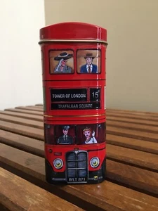 New English Teas Heritage lconic Double Decker Bus Tin 14 Teabags Bags SEALED - Picture 1 of 7