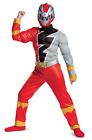 Power Rangers Dino Fury Red Ranger Costume for Kids Muscle  (7-8)