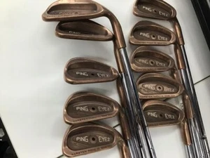 Ping Eye2 Beryllium Copper Black Dot Iron Set #3-9,W,S,L (10Clubs) /Steel Shaft - Picture 1 of 5