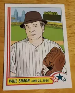 PAUL SIMON CONCERT TOUR 2016 MANN MUSIC CENTER PHILADELPHIA TRADING CARD - Picture 1 of 2