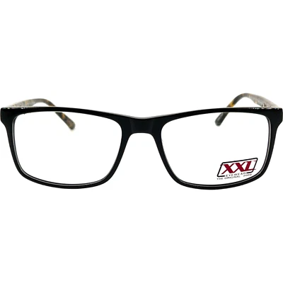 Marco de gafas de plástico XXL Saluki para hombre negro camuflaje 58-19 bisagras de resorte ajuste grande  Foto 1 de 4