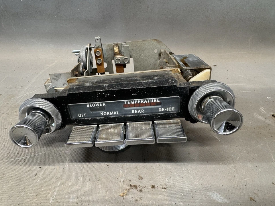 1964-1966 Pontiac Grand Prix NON A/C Heater Controls Dash Vent Fan Bonneville OE - Image 1 of 4