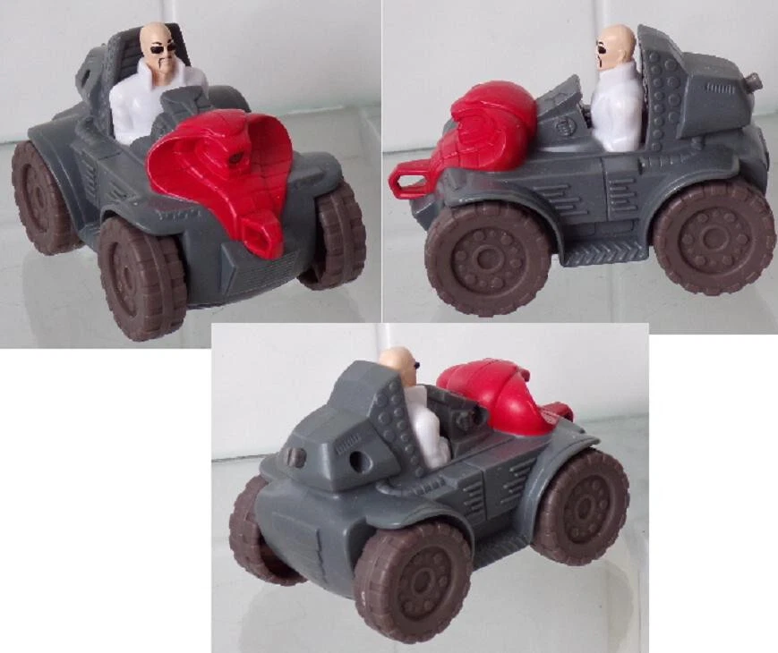 G.I. Joe The Rise of Cobra Jeep McDonald's Meal Toy 2004 Foto 1 de 1