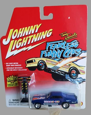 Johnny Lightning PLYMOUTH PLUMERO RASGAR 2 Coches Divertidos Sin Miedo Azul Tom Daniels Foto 1 de 4