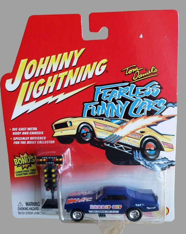 Johnny Lightning Fearless Tom Daniel's #4 Earthquake Funny Diecast Car