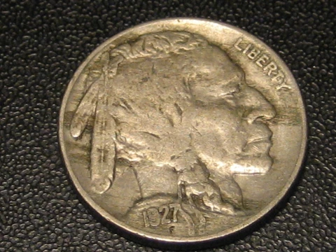 1927-P Buffalo Nickel XF ERROR BAD METAL MIX Cover